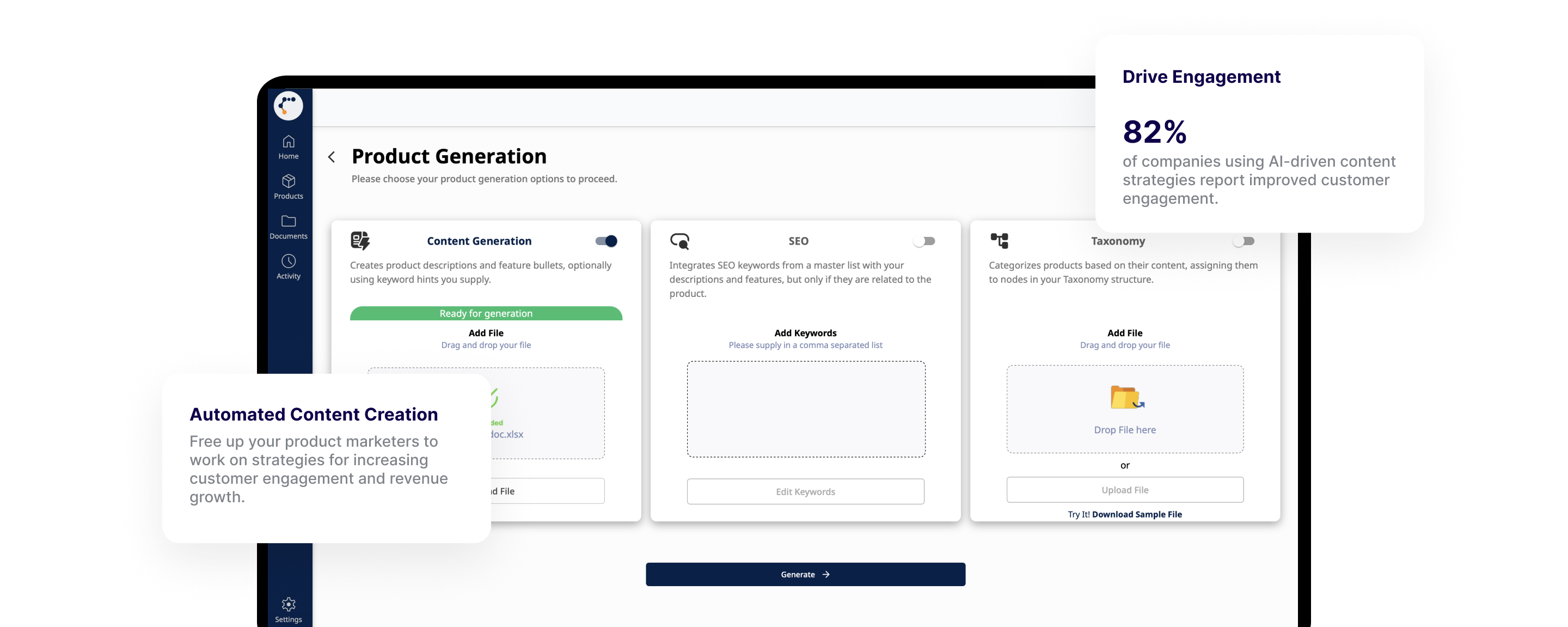 ContentHubGPT Platform Interface